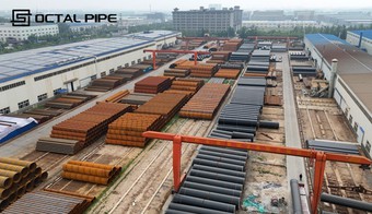 finished SSAW pipe stacking multi-size spiral welded pipe finished SSAW pipe stacking multi-size spiral welded pipe